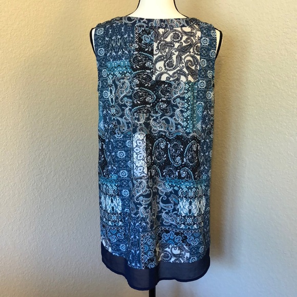 🚫SOLD🚫 Faded Glory | Sleeveless Blouse - Picture 2 of 6